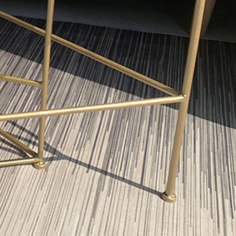 Modern X-Base Coffee Table Round Glass Top Coffee Cocktail Table for Living Room