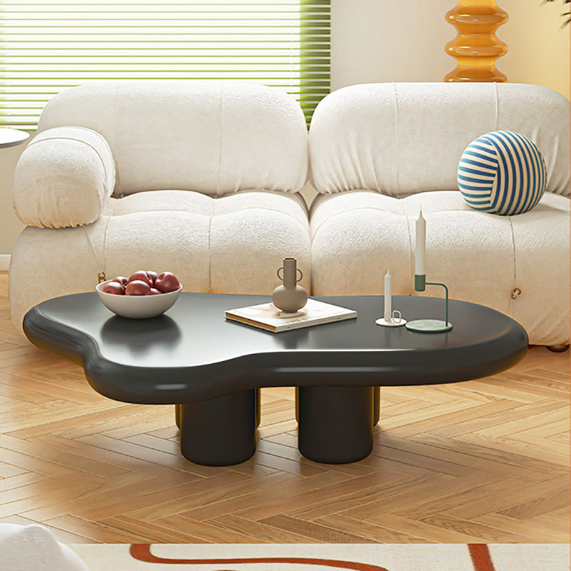 Scandinavian Wooden Cocktail Table Free form 3 Legs Coffee Cocktail Table for Bedroom