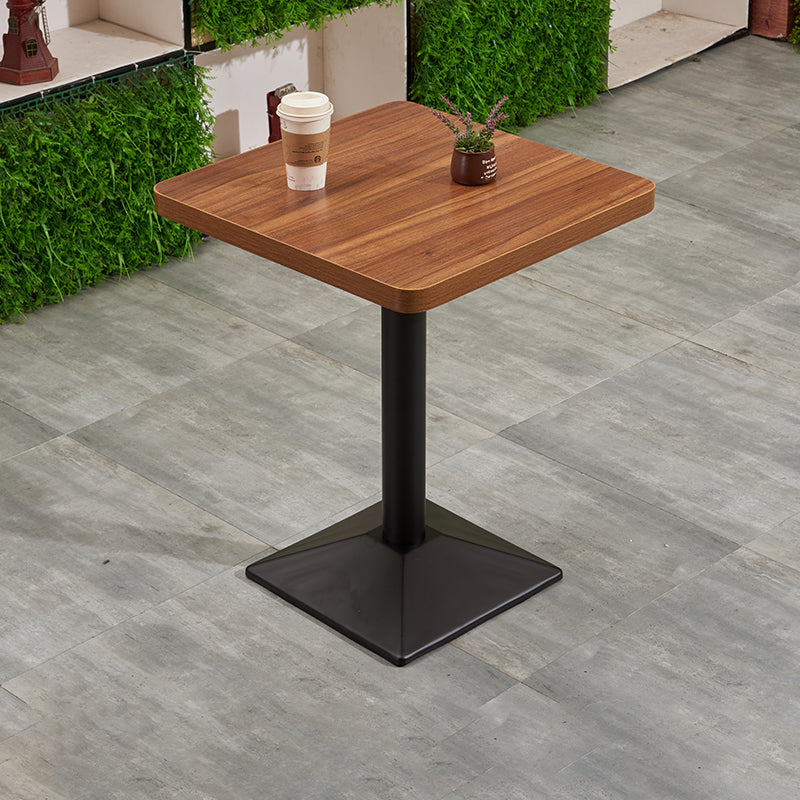 29.53" Tall Contemporary Style Coffee Cocktail Table Metal Pedestal Coffee Table