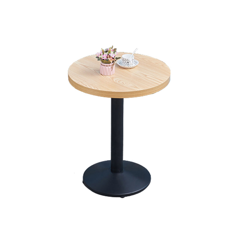 29.53" Tall Contemporary Style Coffee Cocktail Table Metal Pedestal Coffee Table