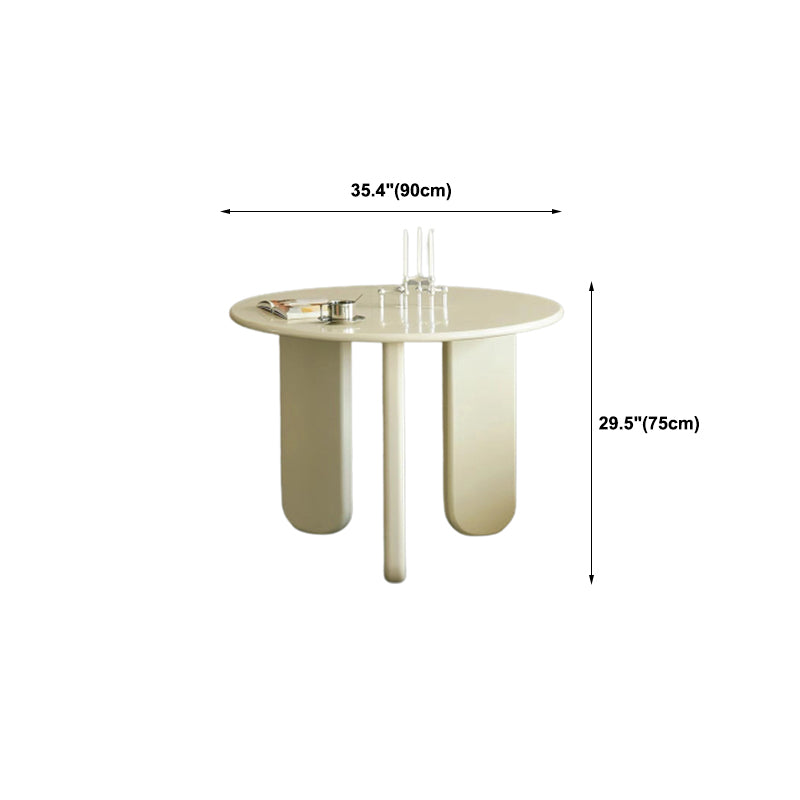 29.53" Tall Scandinavian Style Coffee Cocktail Table Wooden Coffee Table