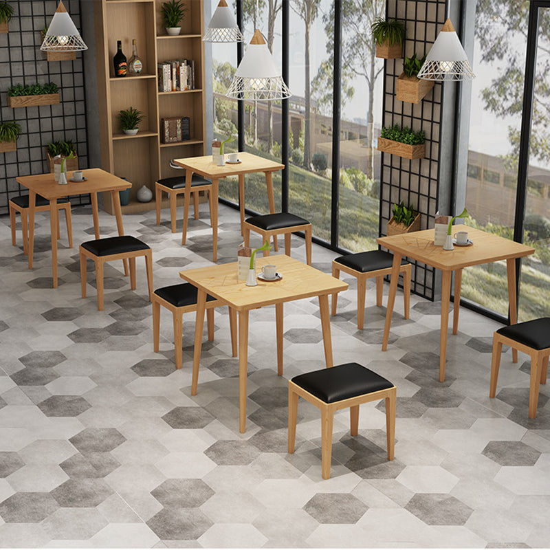 29.53" Tall Contemporary Style Coffee Cocktail Table Wooden Coffee Table