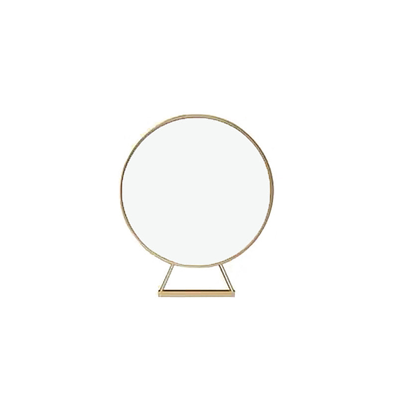 1-Drawer Makeup Vanity Table with Mirror & Stool Luxurious Stone/Leather Dresser