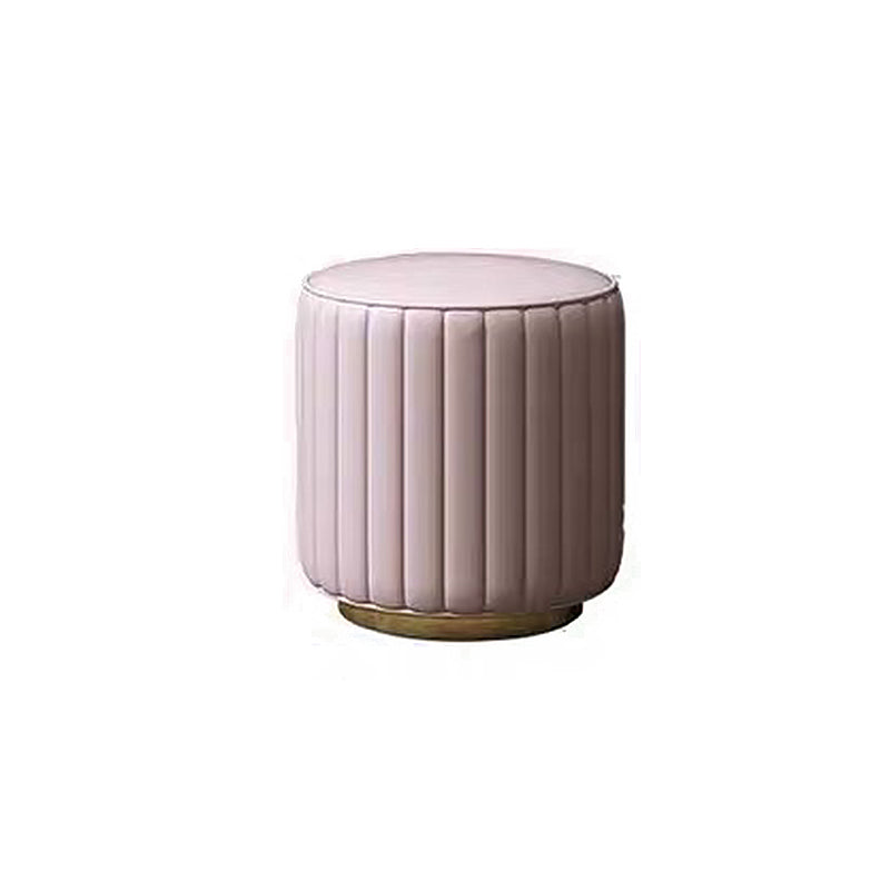 1-Drawer Makeup Vanity Table with Mirror & Stool Luxurious Stone/Leather Dresser