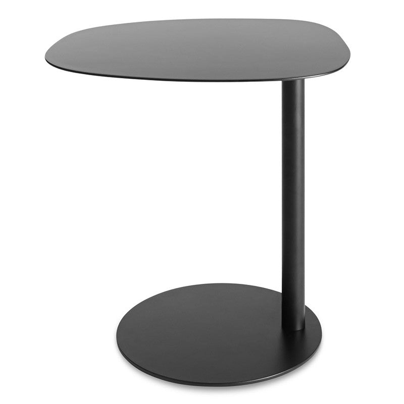Mid-Century Side End Table Pedestal Naturally Shaped End Table