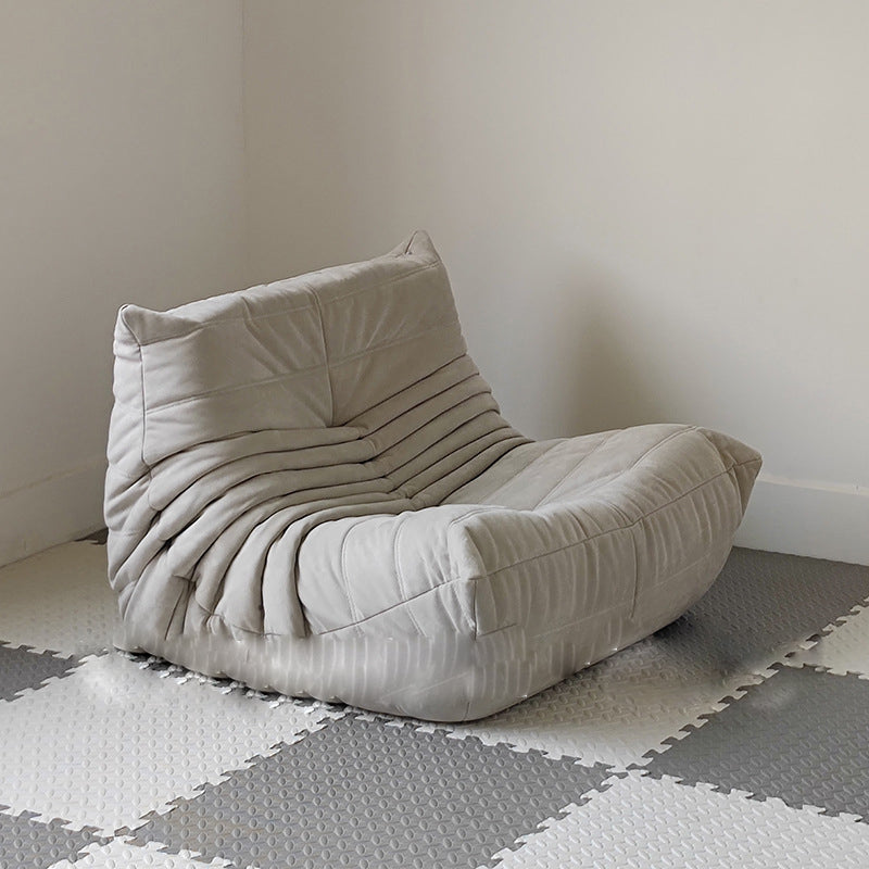 Modern Style Deerskin Velvet without HandrailsParsons Chair with Fixed Backrest