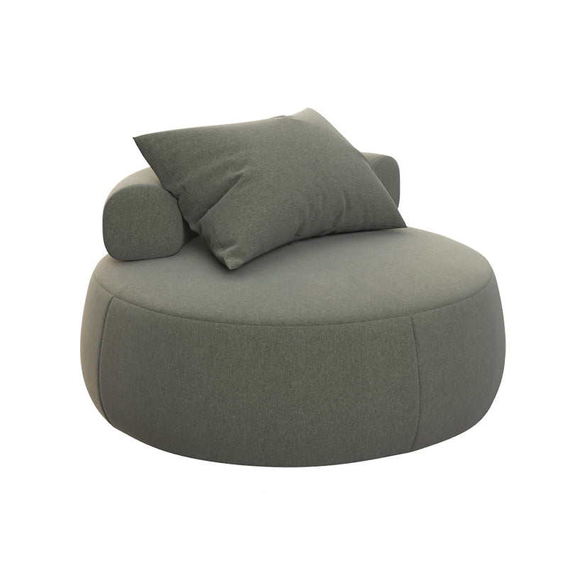 33.5"/39.3" Wide Armless Pillow Back Slipper Chair for Bedroom