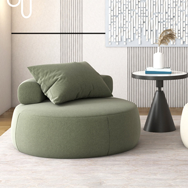 33.5"/39.3" Wide Armless Pillow Back Slipper Chair for Bedroom