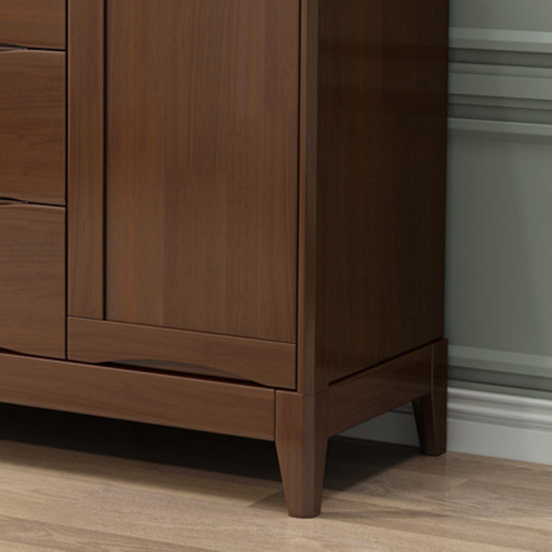 29.5"Tall 4 - Drawer Accent Cabinet, Wooden Rectangle Cabinet