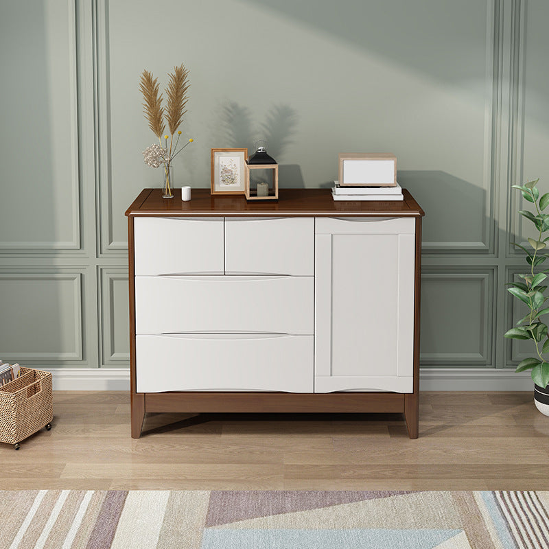 29.5"Tall 4 - Drawer Accent Cabinet, Wooden Rectangle Cabinet