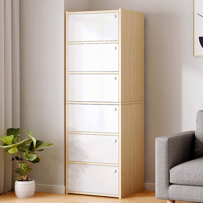 15.74" L Modern Accent Cabinet Wooden Storage Cabinet with Shelves