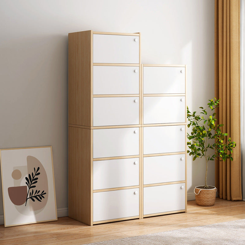 15.74" L Modern Accent Cabinet Wooden Storage Cabinet with Shelves