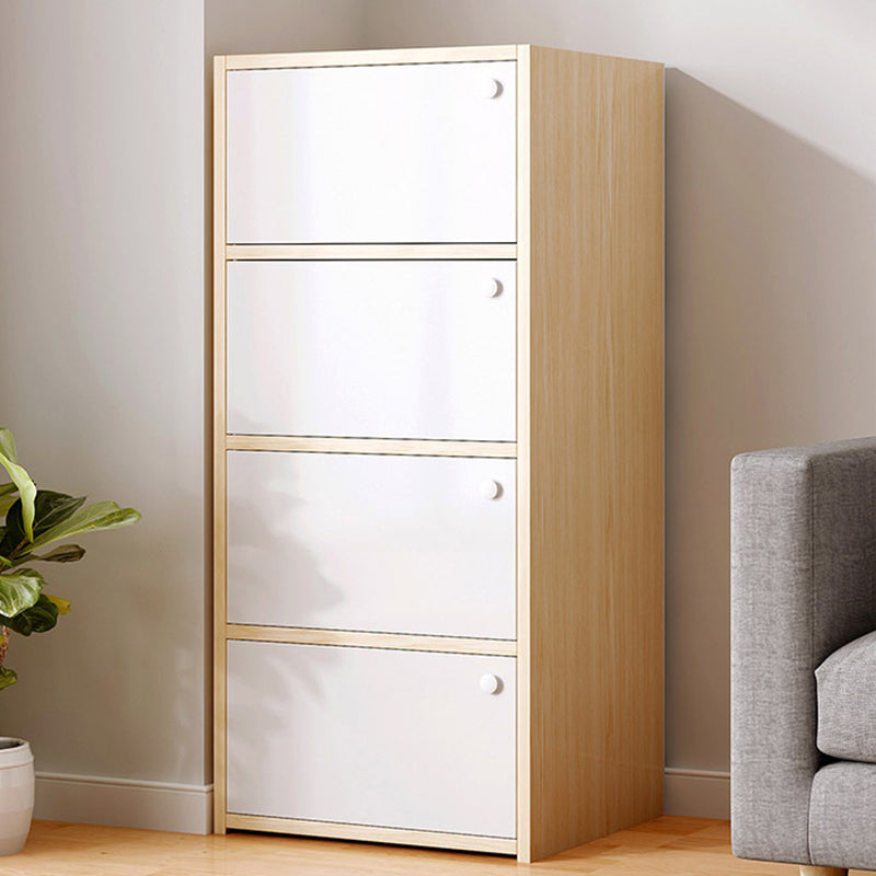 15.74" L Modern Accent Cabinet Wooden Storage Cabinet with Shelves