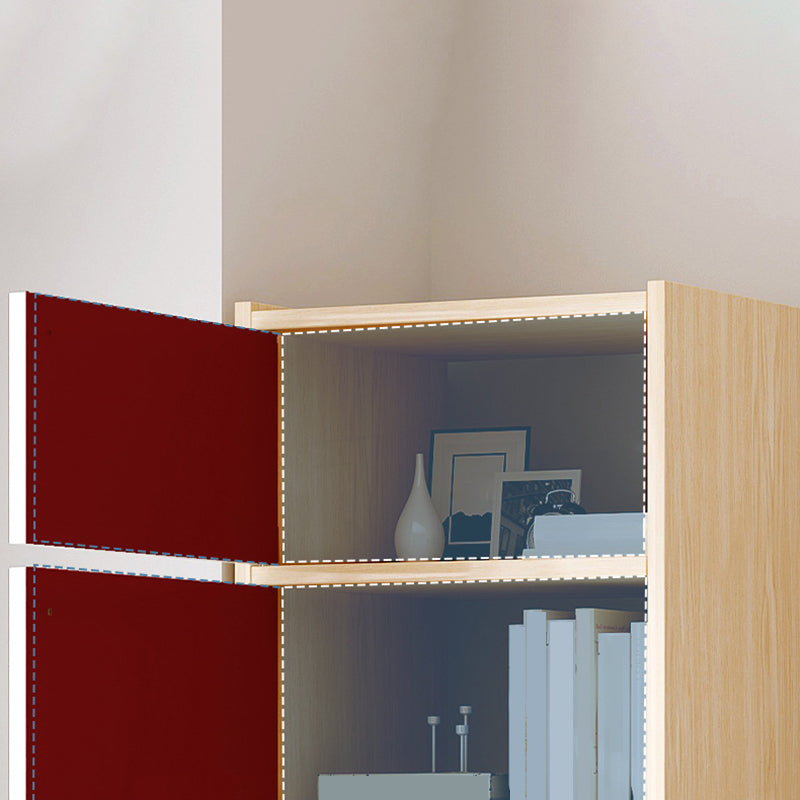 15.74" L Modern Accent Cabinet Wooden Storage Cabinet with Shelves