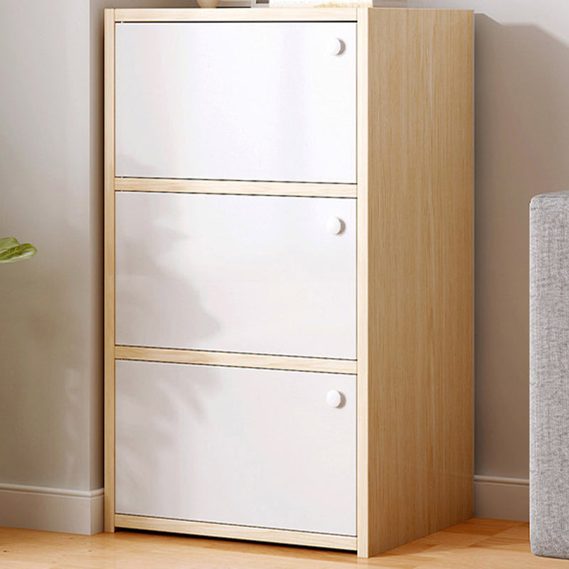 15.74" L Modern Accent Cabinet Wooden Storage Cabinet with Shelves