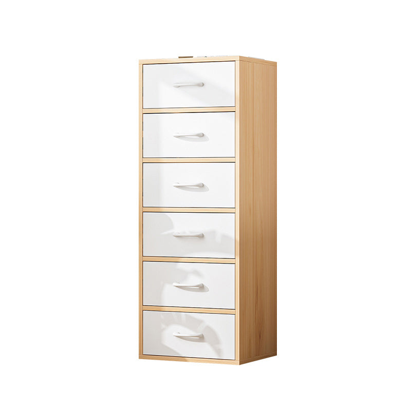 Contemporary Rectangle Gloss Finish with Drawer Chest,18.9" L