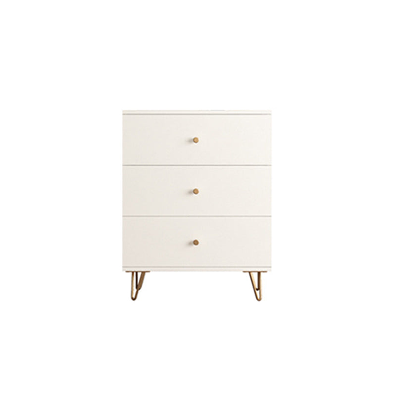 15.74" Wide Modern Accent Chest White Accent Cabinet with Drawers