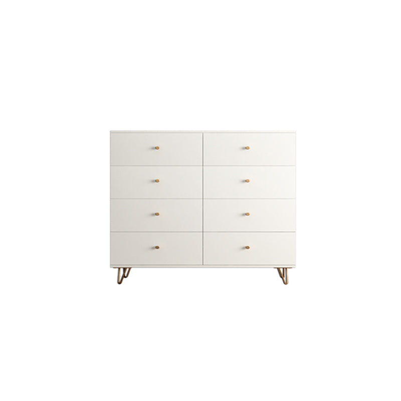 15.74" Wide Modern Accent Chest White Accent Cabinet with Drawers