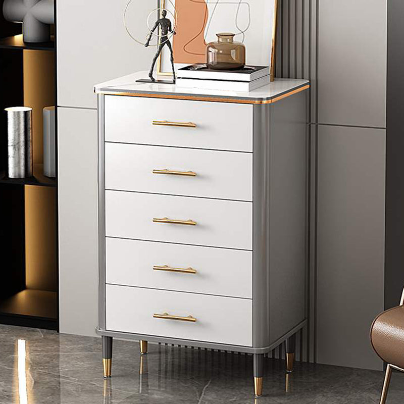 15.74" Wide Wood Accent Chest with Straight Legs Contemporary Chest