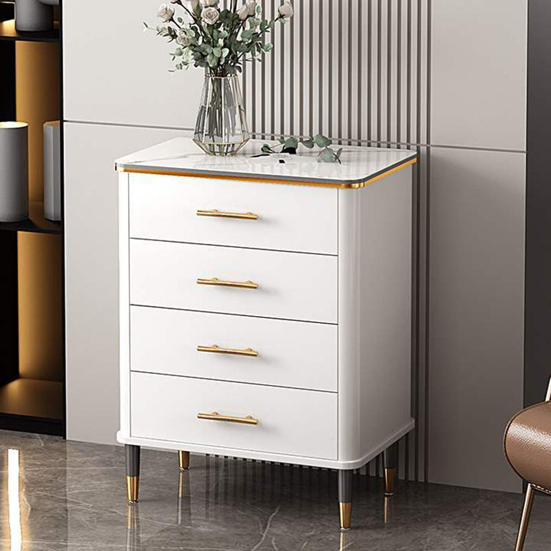 15.74" Wide Wood Accent Chest with Straight Legs Contemporary Chest