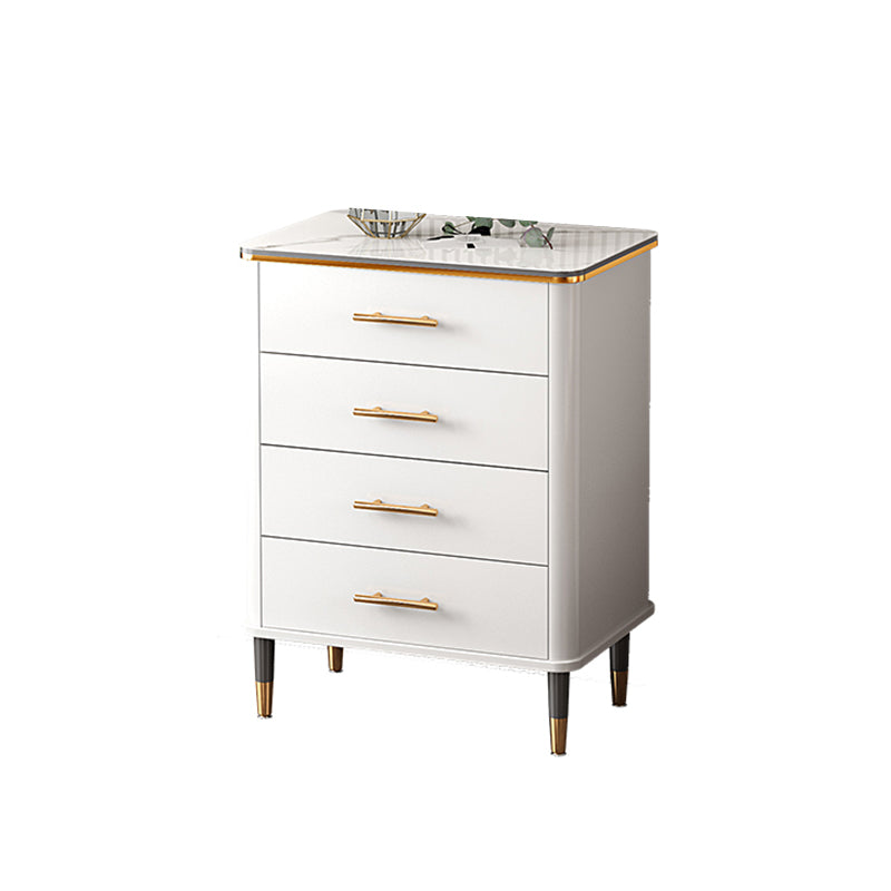 15.74" Wide Wood Accent Chest with Straight Legs Contemporary Chest