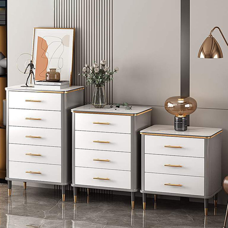 15.74" Wide Wood Accent Chest with Straight Legs Contemporary Chest