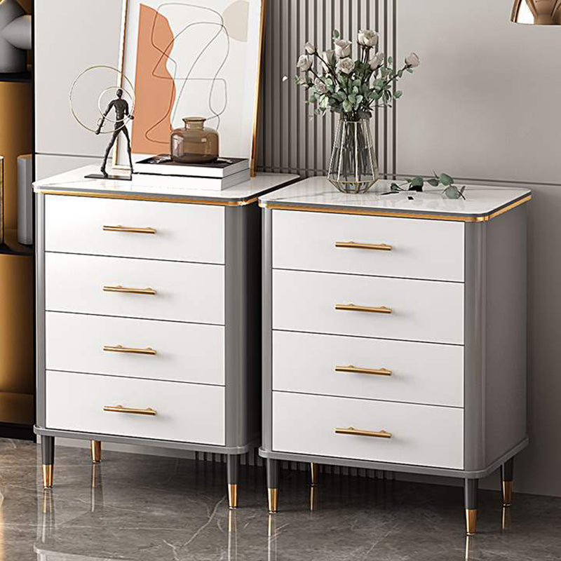 15.74" Wide Wood Accent Chest with Straight Legs Contemporary Chest