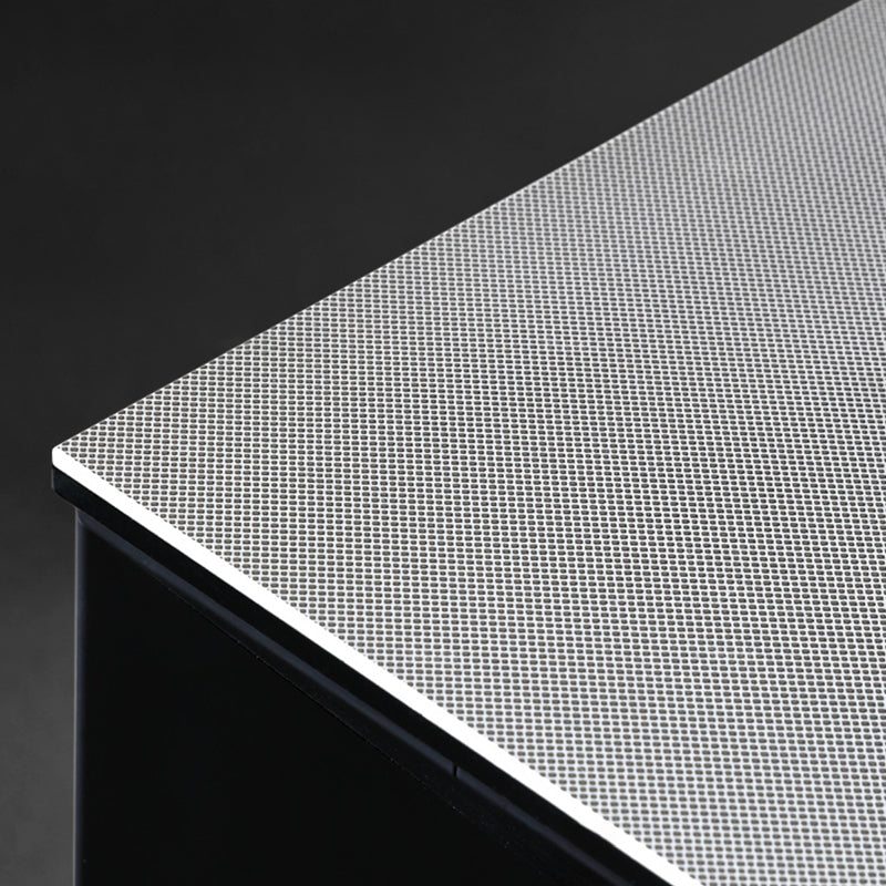 Modern Dinning Table Gray Stone Rectangle Dining Table for Kitchen