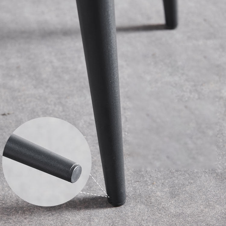 Contemporary Dining Wingback Side Chairs Arm Chair with Metal Legs for Kitchen