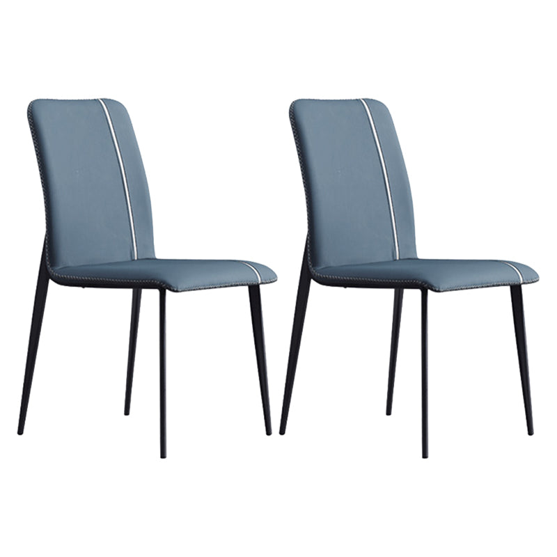 Metal Modern Indoor-Outdoor Side Chairs Parsons Dining Chair