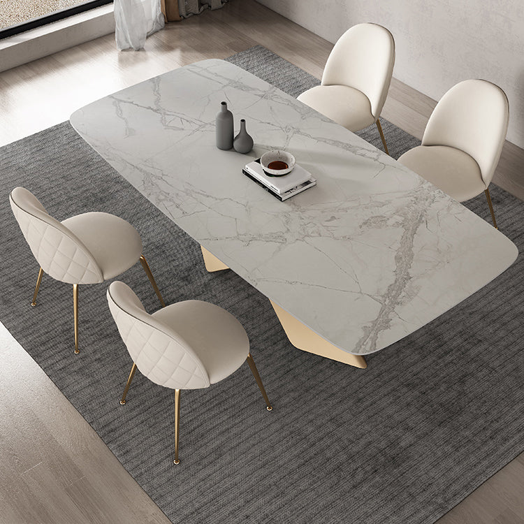 Modern Sintered Stone Dining Set 1/4/5/7 Pieces Dining Set for Home Use