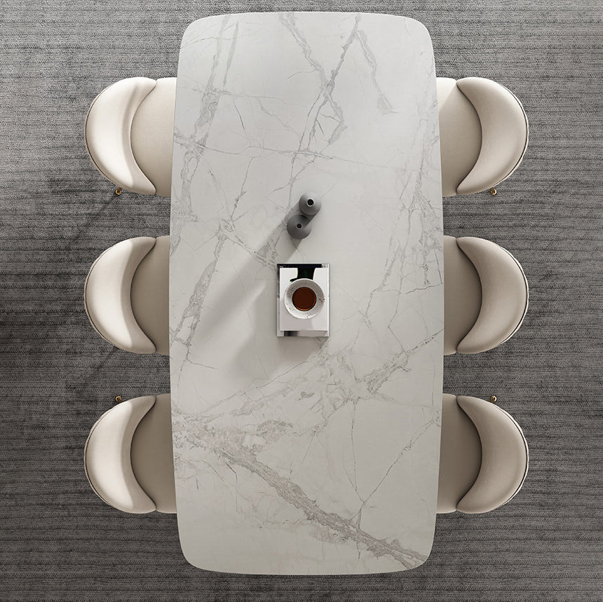 Modern Sintered Stone Dining Set 1/4/5/7 Pieces Dining Set for Home Use