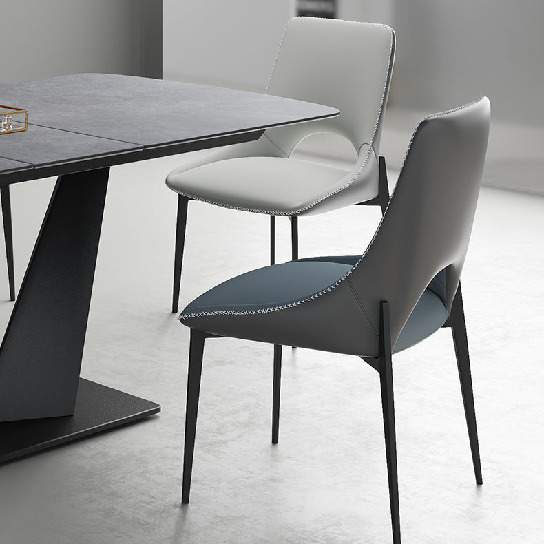 Modern Rectangle Sintered Stone Table Set 1/3/4/6 Pieces Dining Set