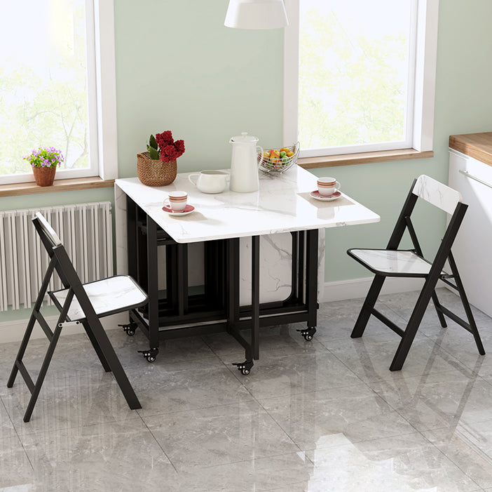 Modern Dining Set 1/2/4/5/7/9 Pcs Wood Dining Table and Chairs