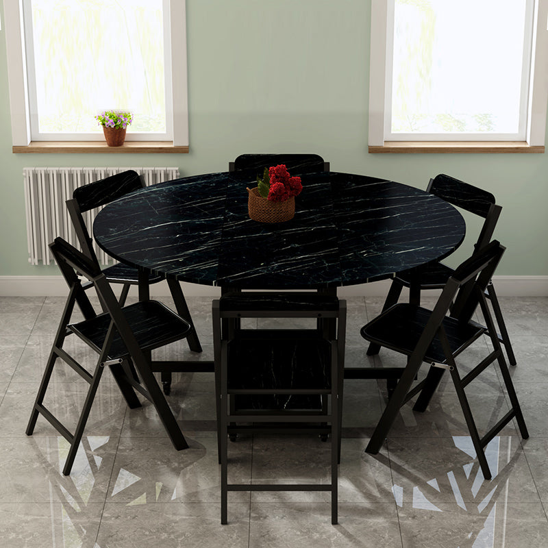 Modern Dining Set 1/2/4/5/7/9 Pcs Wood Dining Table and Chairs