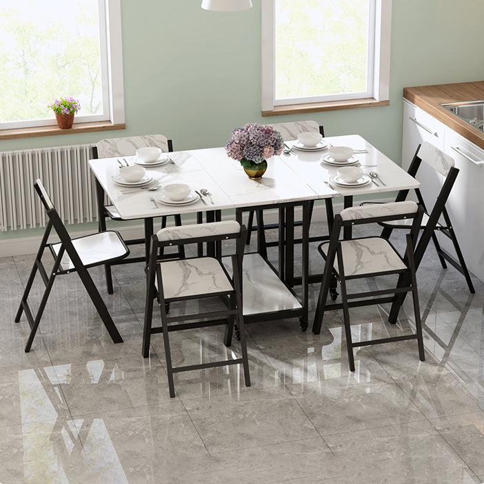 Modern Dining Set 1/2/4/5/7/9 Pcs Wood Dining Table and Chairs