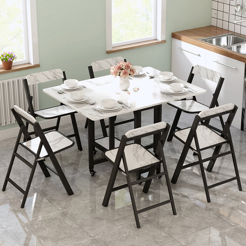 Modern Dining Set 1/2/4/5/7/9 Pcs Wood Dining Table and Chairs