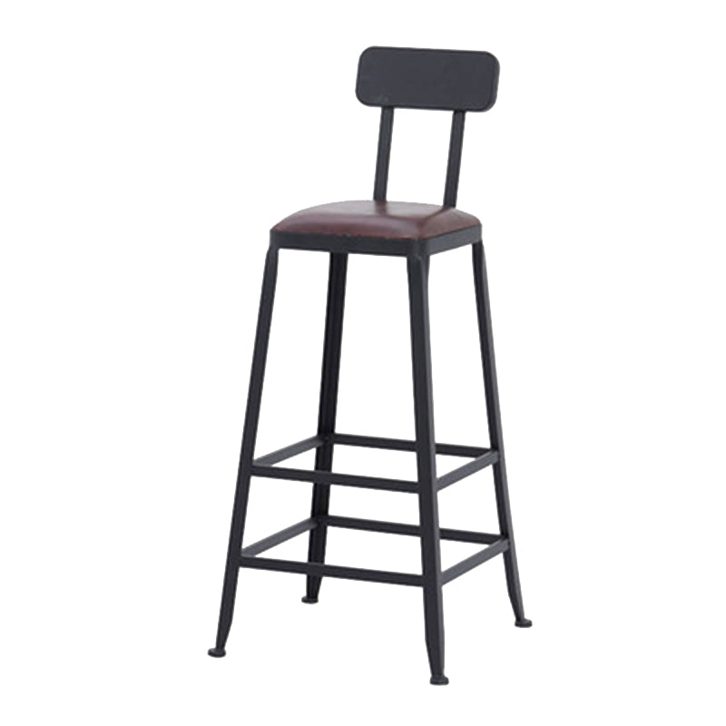 Industrial 1/7 Pieces Bar Table Set Rectangle Wood Counter Table with High Stools for Cafe