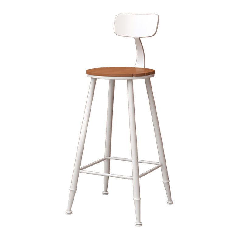 Modern 1/5 Pieces Bar Table Set Rectangle Wood Counter Table with Stools for Courtyard