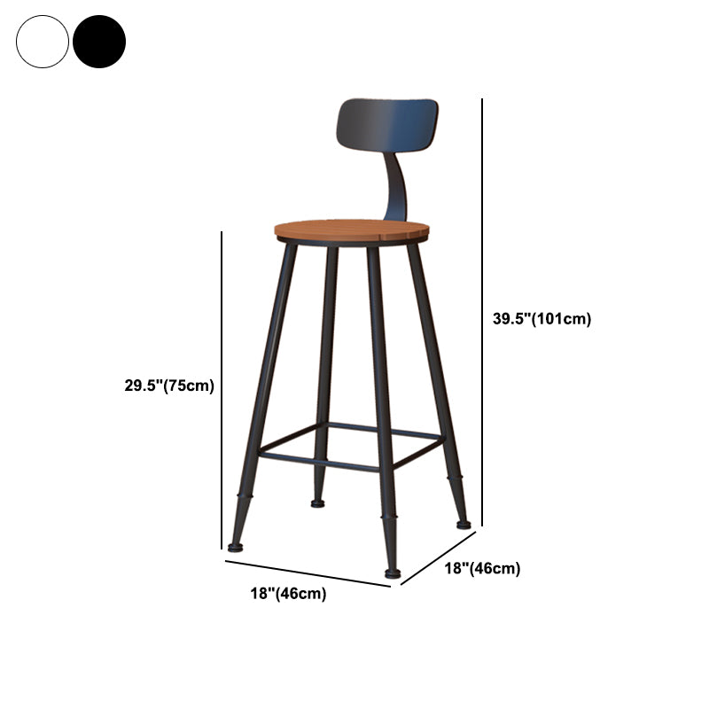 Modern 1/5 Pieces Bar Table Set Rectangle Wood Counter Table with Stools for Courtyard