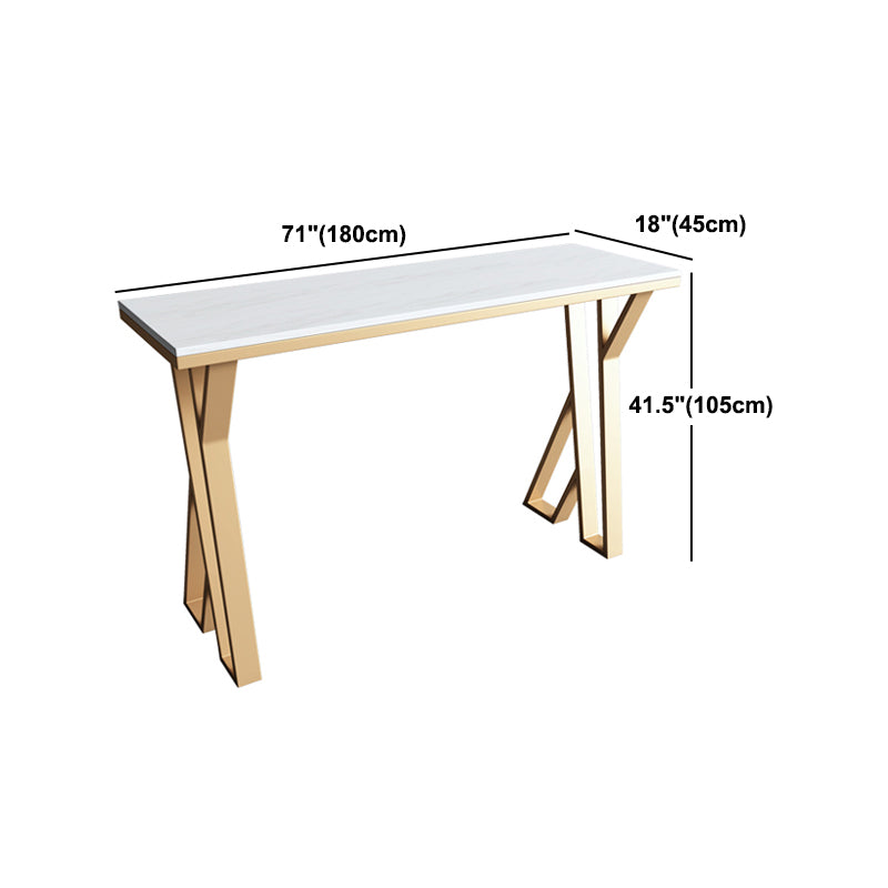 Contemporary 1/2/3/5/7 Pieces Bar Table Set Rectangle Stone Bar Table with Bar Stool