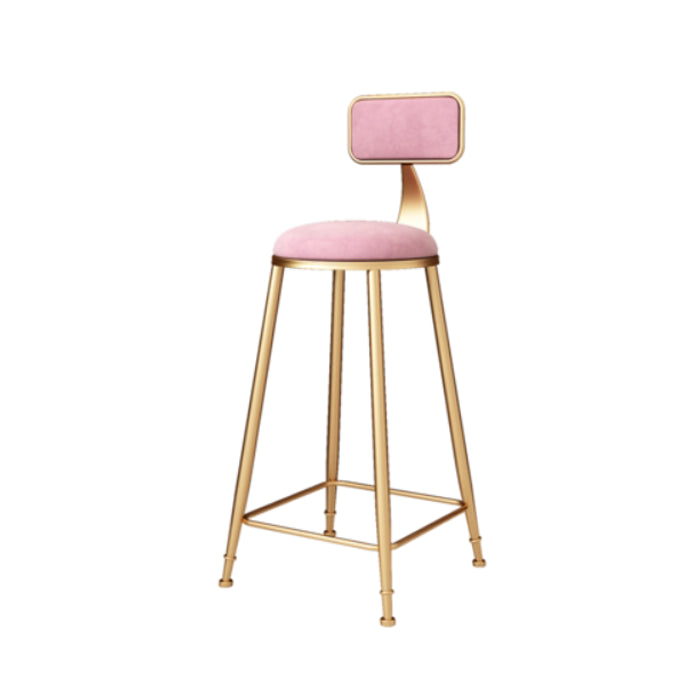 Glam 1/3 Pieces Bar Table Set Rectangle Stone Counter Table with High Stools for Cafe