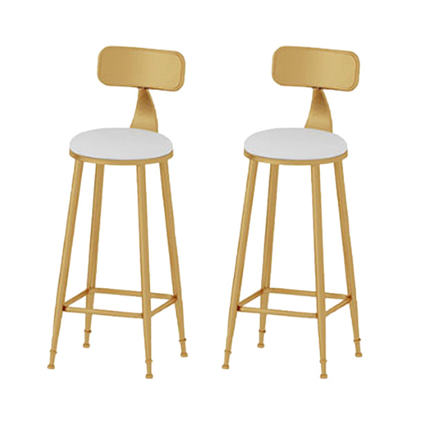 Glam1/2/3 Pieces Bar Table Set Rectangle Marble Bar Table with Bar Stool