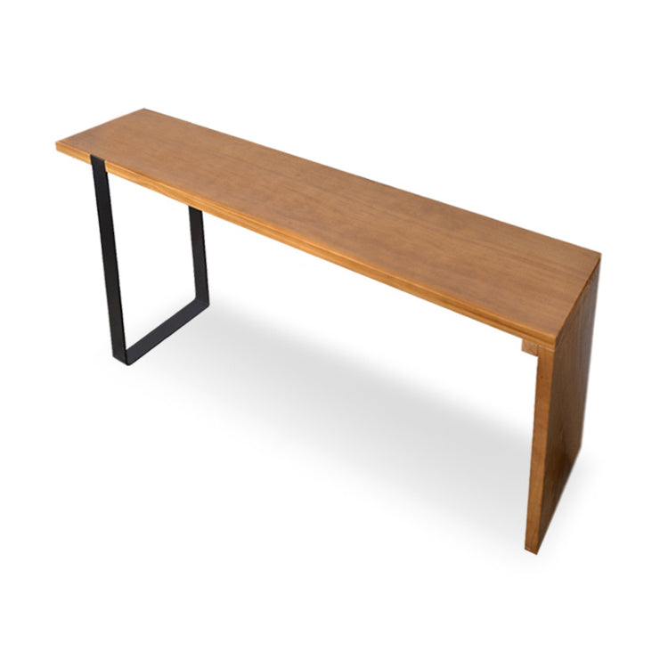 1/2 Pieces Luxurious Rectangular Pub Table Set Wooden Counter Table with Backless Stools