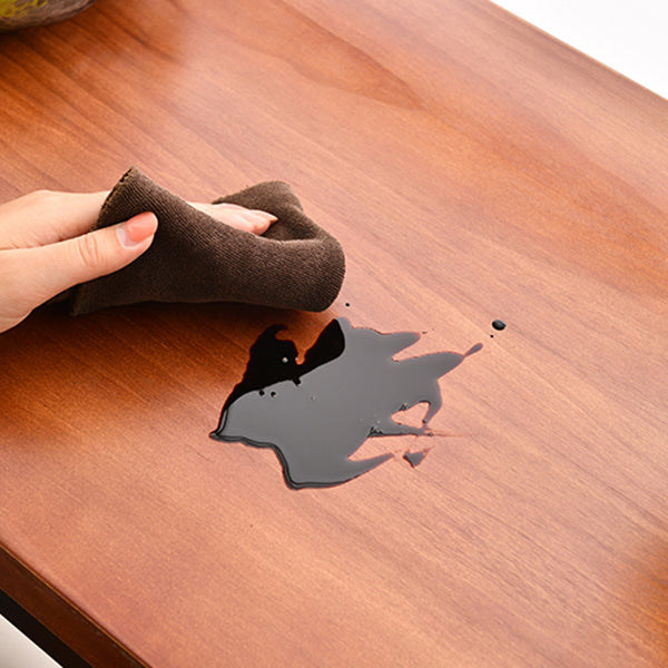 Rectangle Pine Wood Top Bistro Table Industrial Bar Table with Trestle Base in Black