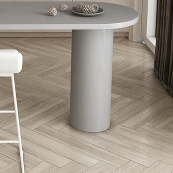 Modern Double Pedestal Bar Height Table Solid Wood Living Room Hall/Pub Table