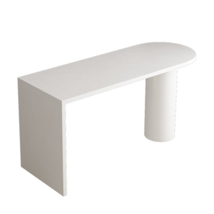 Modern Double Pedestal Bar Height Table Solid Wood Living Room Hall/Pub Table