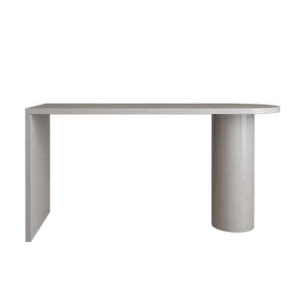 Modern Double Pedestal Bar Height Table Solid Wood Living Room Hall/Pub Table