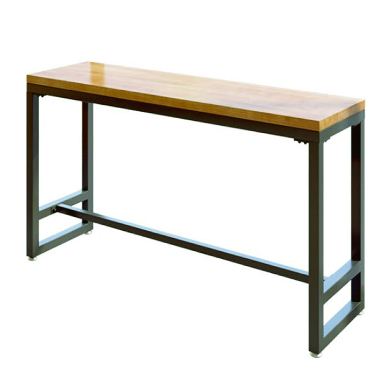 Indoor Rectangle Counter-height Pub Table Natural Modern Trestle Hall/Pub Table