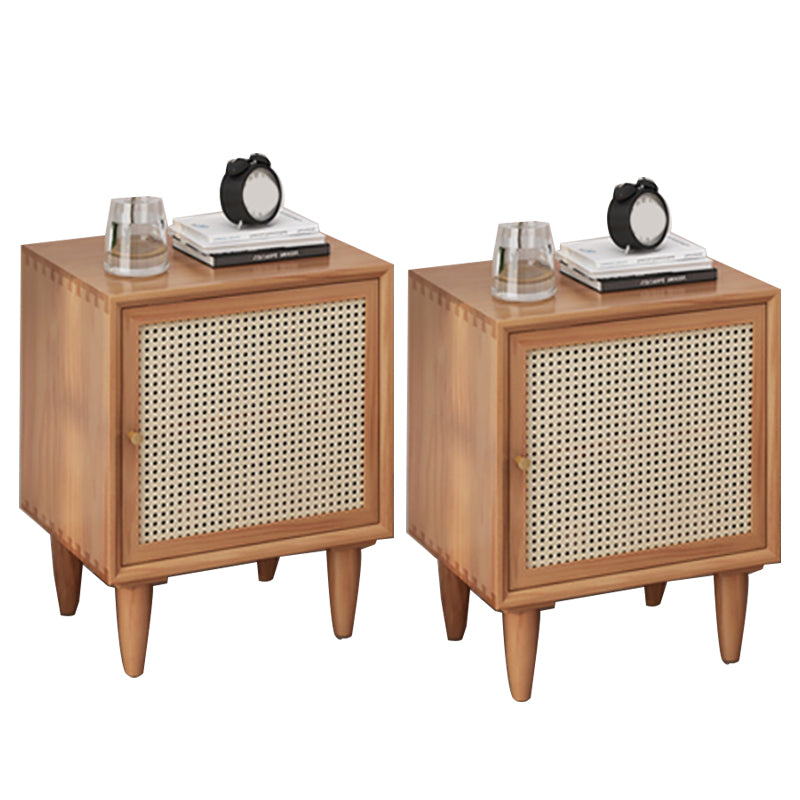 Contemporary Bedside Cabinet 1 Door Right Side Nightstand for Bedroom